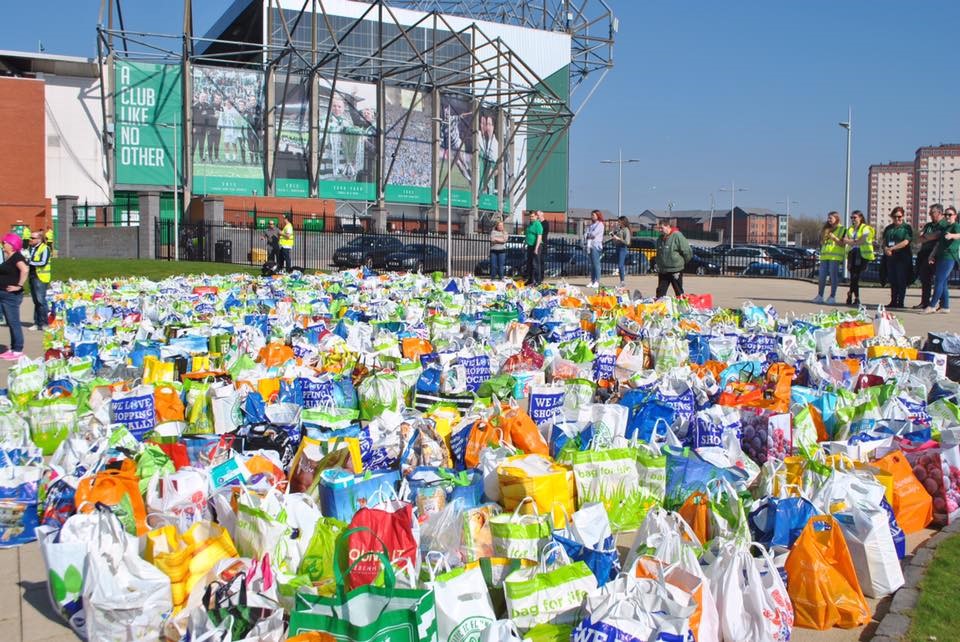 Annual Celtic Collection for the food banks in Glasgow Glasgow NW